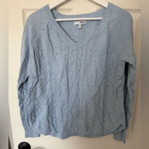 Sonoma Women's Sky Blue V-Neck Sweater